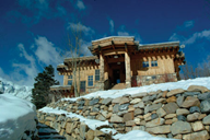 Sundance homeowners are encouraged to build modest houses that blend into the landscape.